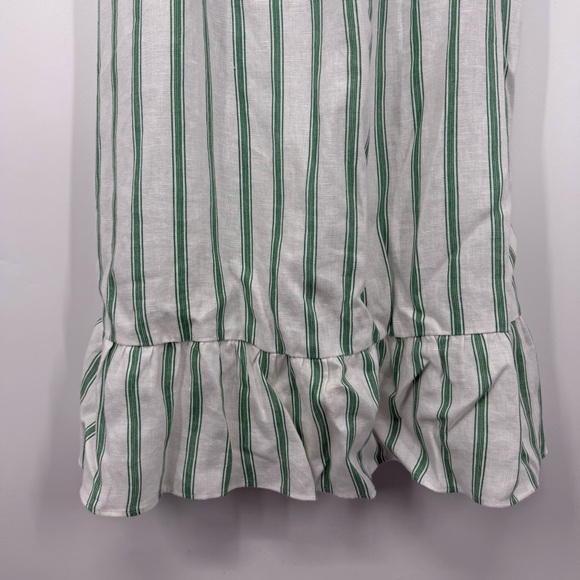 Reformation Eileen Linen Mid Dress Sz 10 - Picture 8 of 13